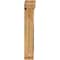 Ekena Millwork Traditional Traditional Rough Sawn Bracket w/ Offset Brace, Western Red Cedar, 6"W x 24"D x 36"H BKT0604X24X36TRA01RWR - alternate 4